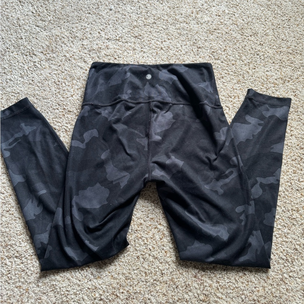 black camo leggings